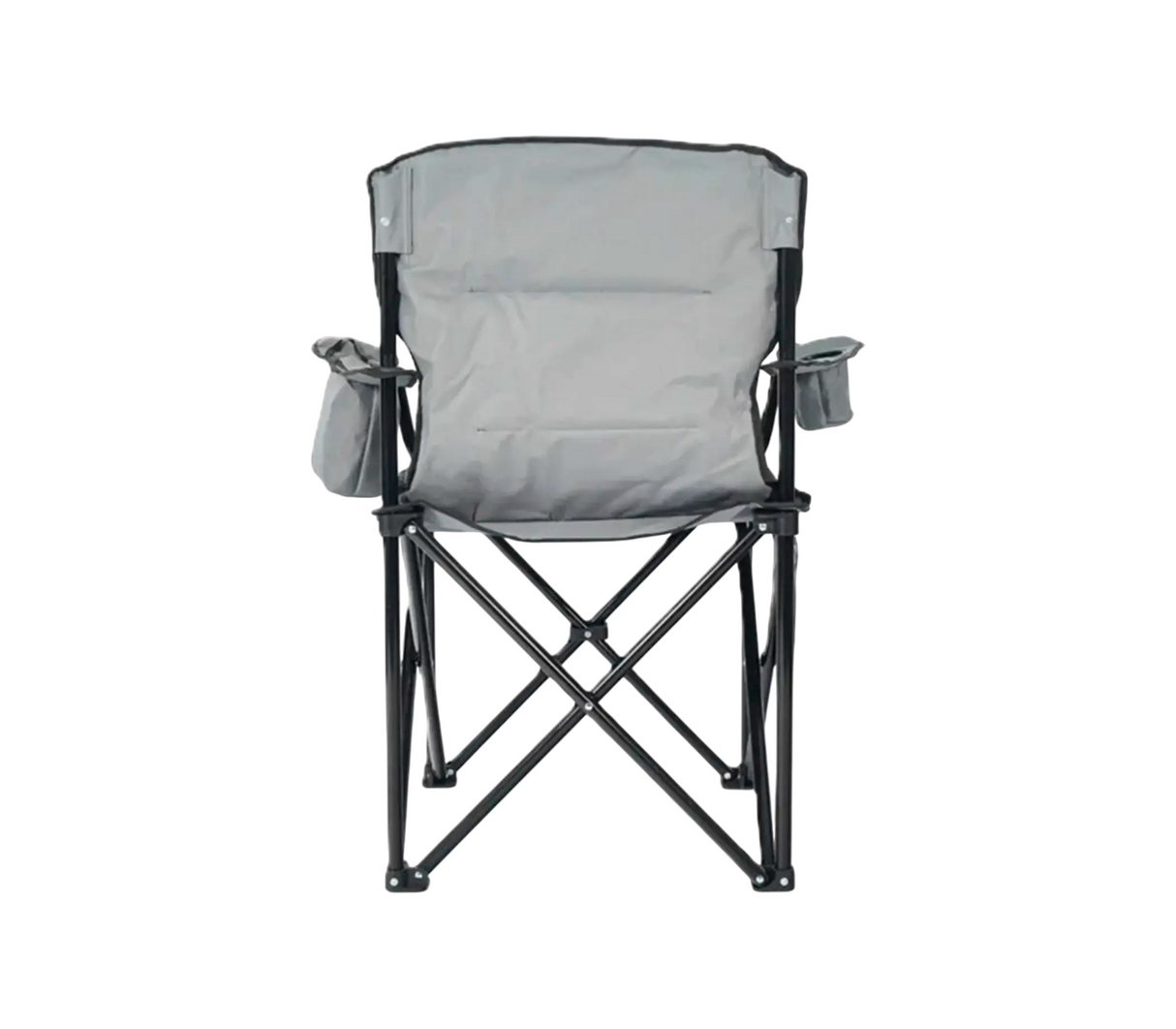 Silla playera plegable xxl comfort v2 con padding gris Ecology