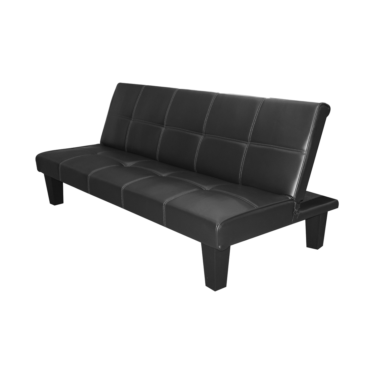 Sofá Cama en bipiel con pata plástica 166X76X71Cm Powerfik