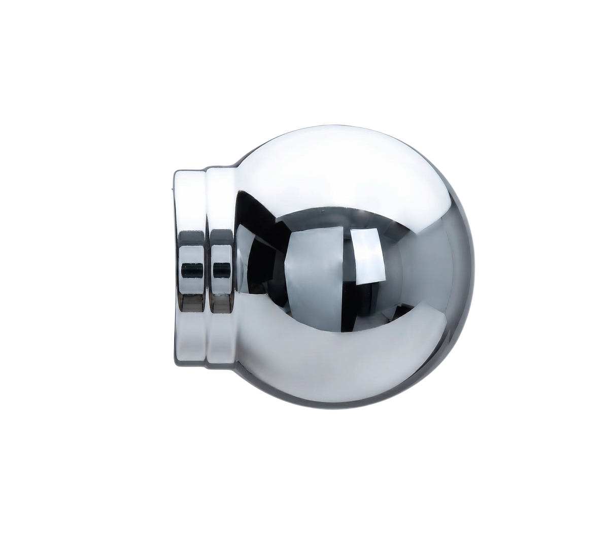 Soporte terminal de tipo esfera cromada 25mm Tauro