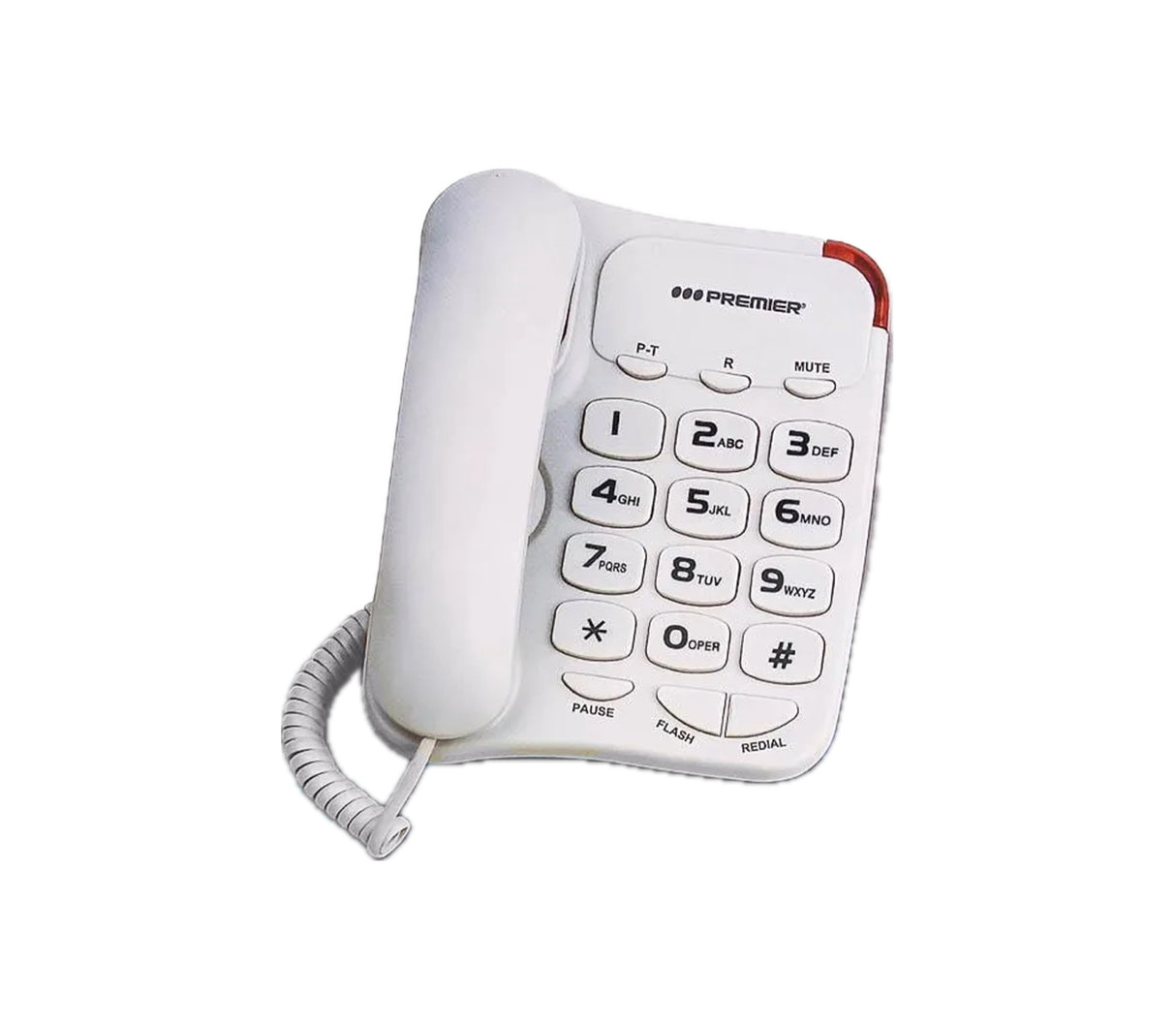 Teléfono fijo blanco 7555 Premier