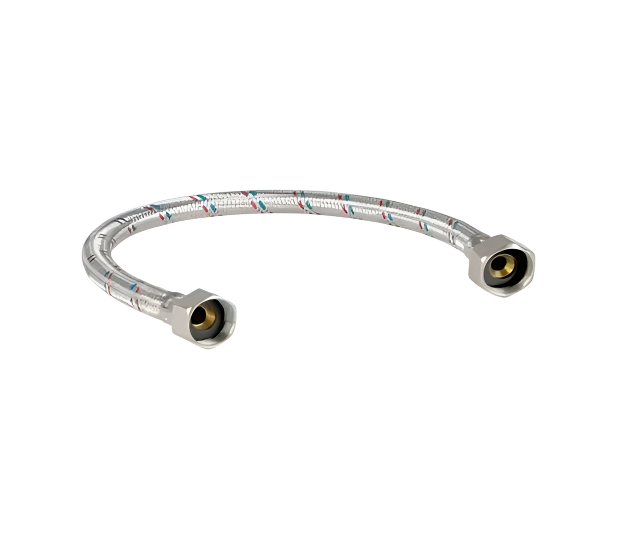 Canilla flexible extrareforzado 40cm 1/2 x 7/8 Faguax