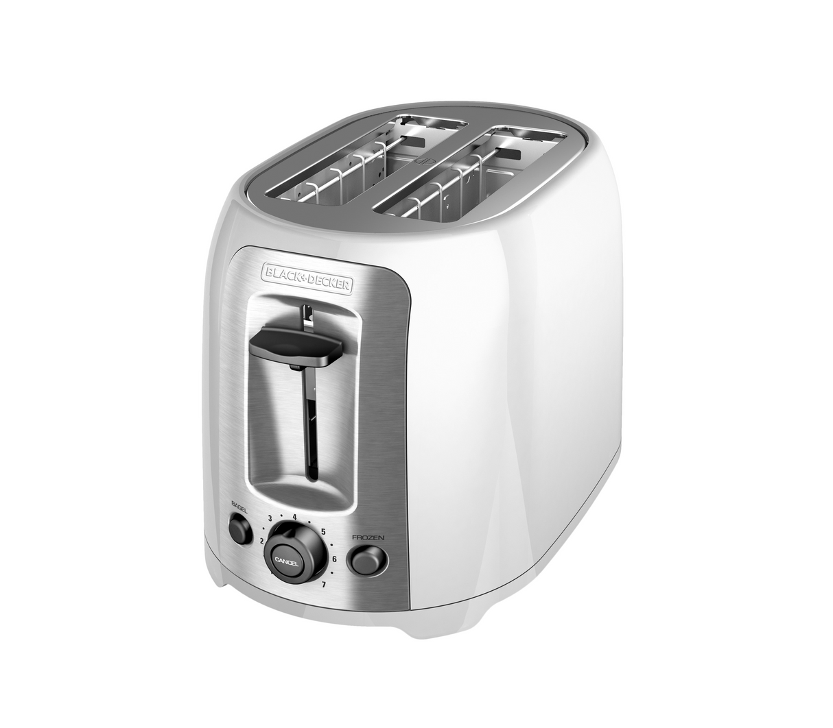 Tostadora de pan 2 rebanadas blanco Black&Decker