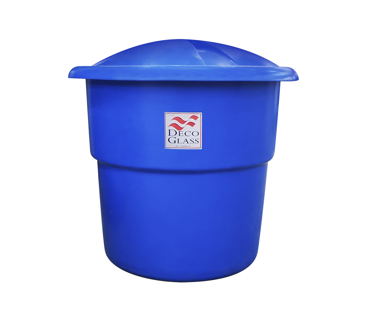 Tanque cónico tipo vaso 250 litros azul Deco Glass