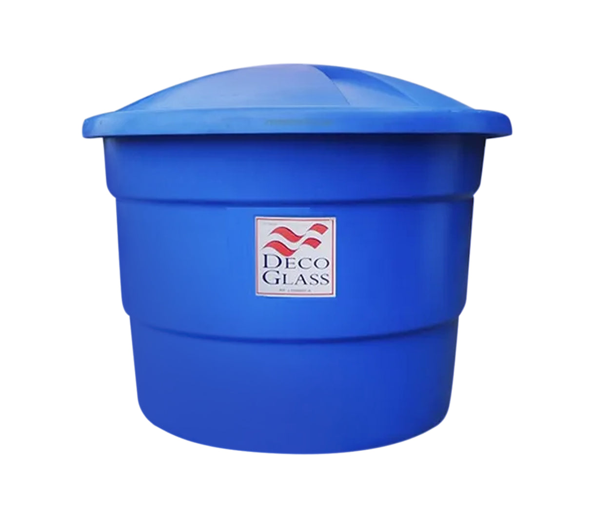 Tanque tipo vaso cónico 5000 litros azul Deco Glass