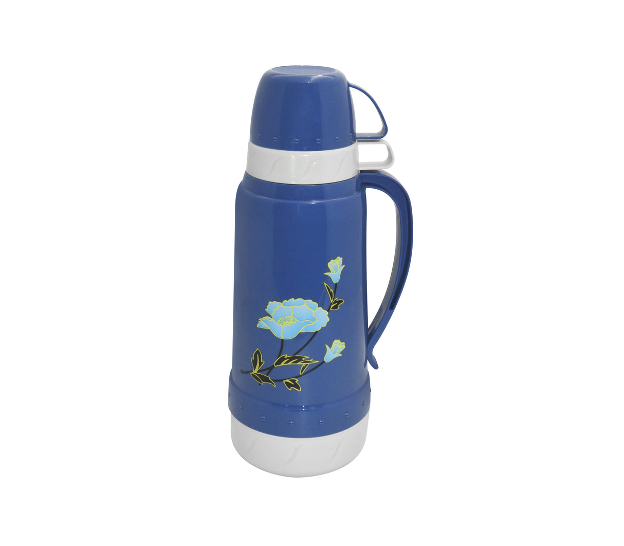 Termo café 1.8 litros plástico azul Vacuun Flask