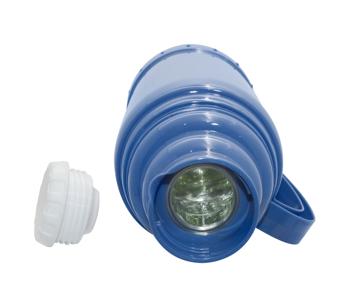 Termo café 1.8 litros plástico azul Vacuun Flask