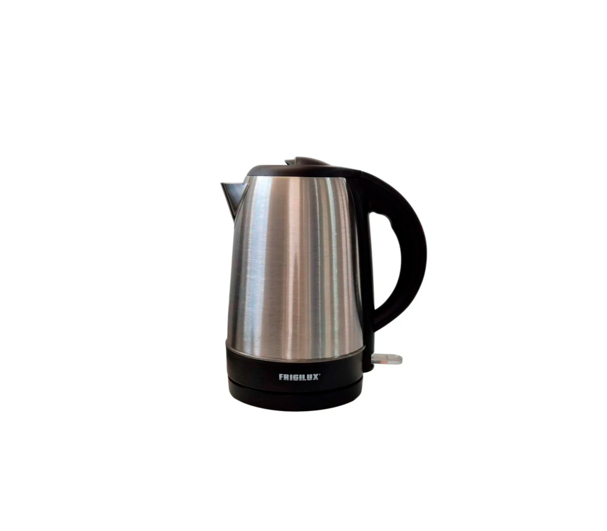 Tetera eléctrica TEFR-0401 1500W 1.7 litros acero inoxidable y negro Frigilux