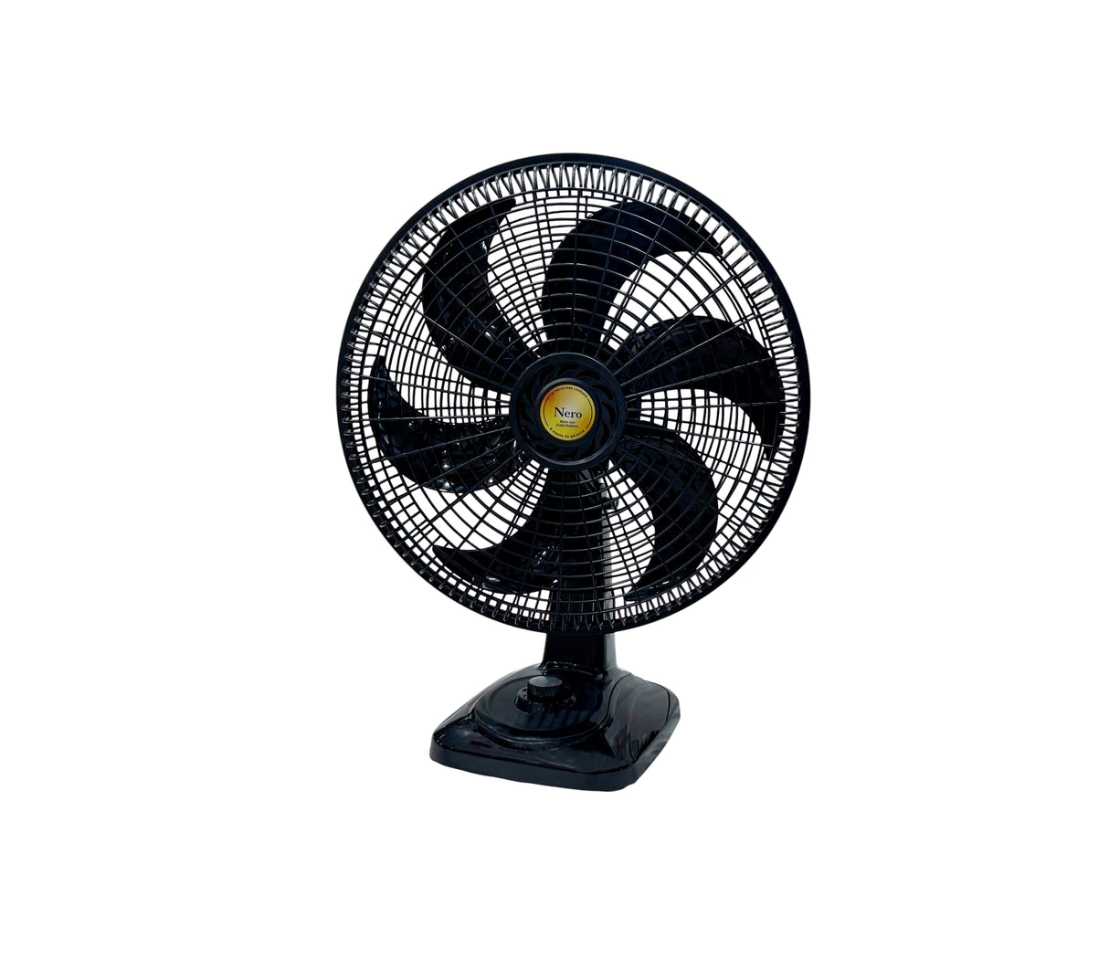 Ventilador de mesa 16" 6 aspas negro Nero