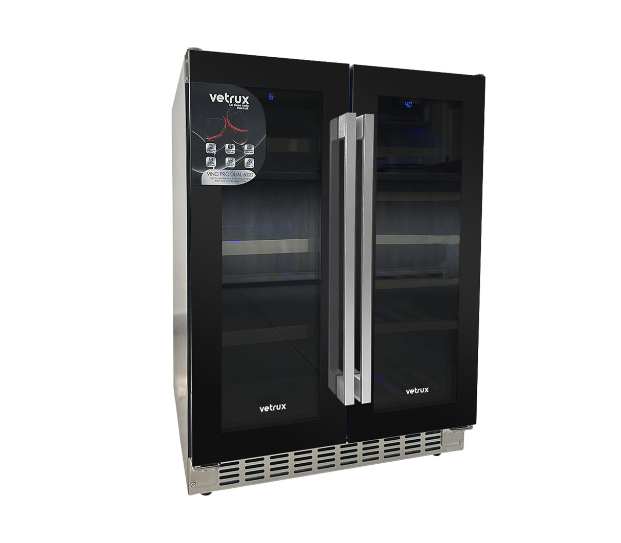 Vinera 20 botellas vino pro dual 6020 Vetrux