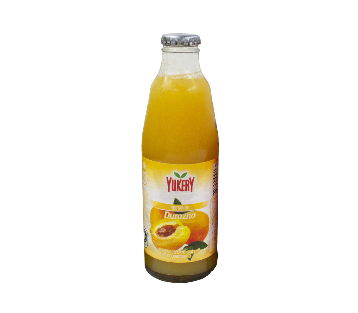 Yukery jugo de durazno 250ml botella