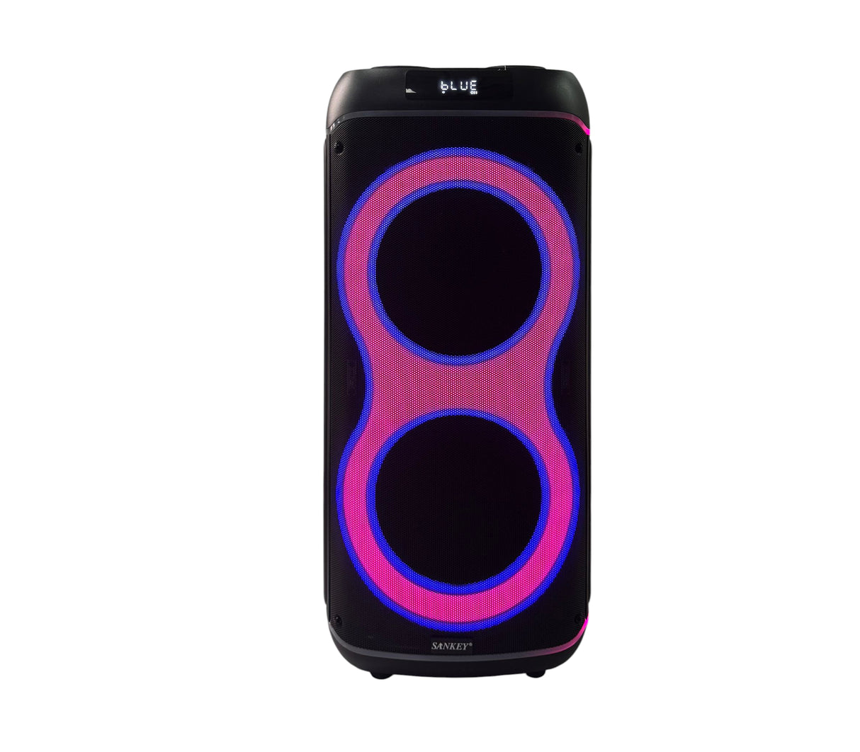 Corneta 8" con control 50W recargable Bluetooth/USB/Karaoke Sankey