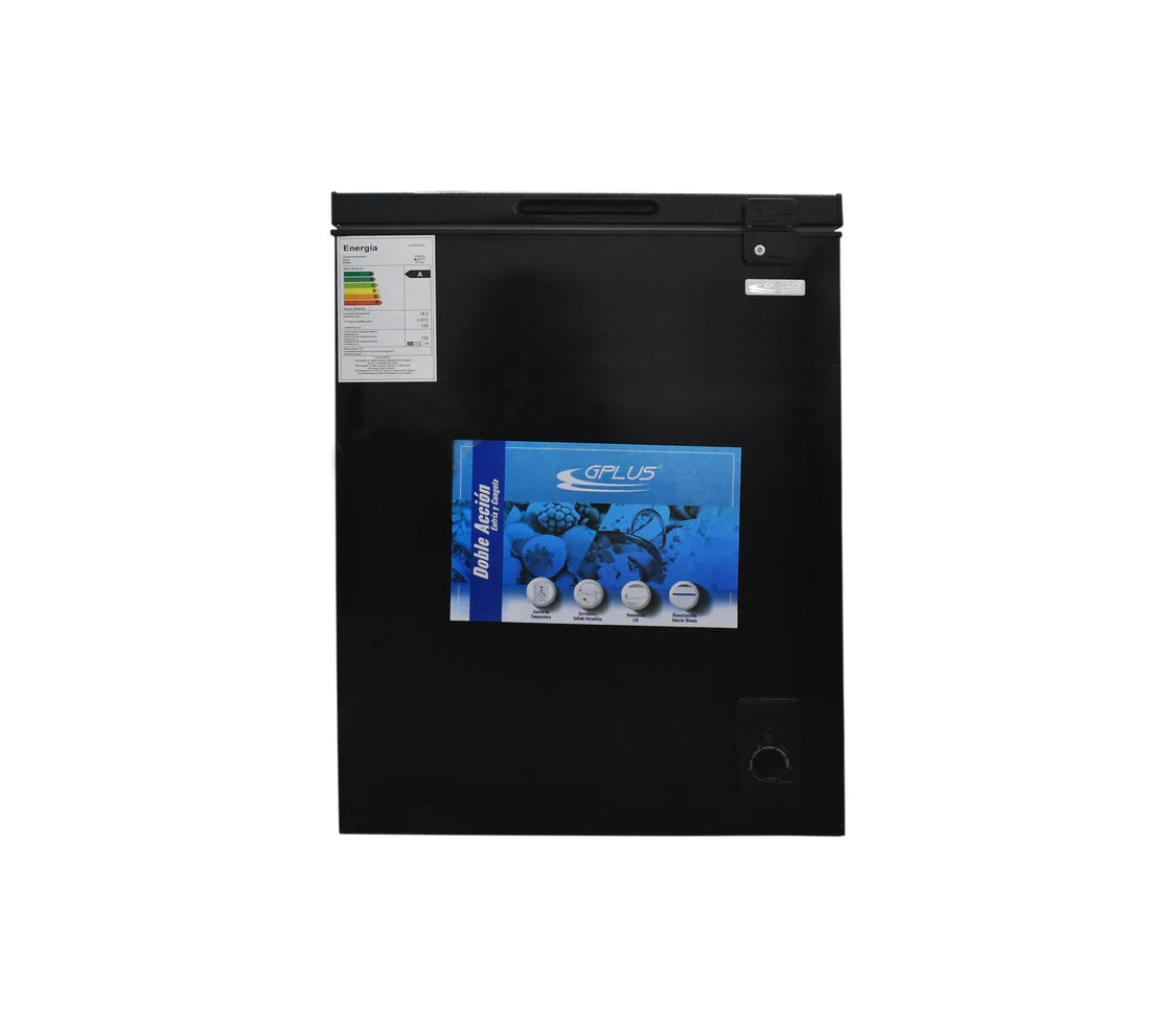 Congelador hztl 150 litros black Gplus