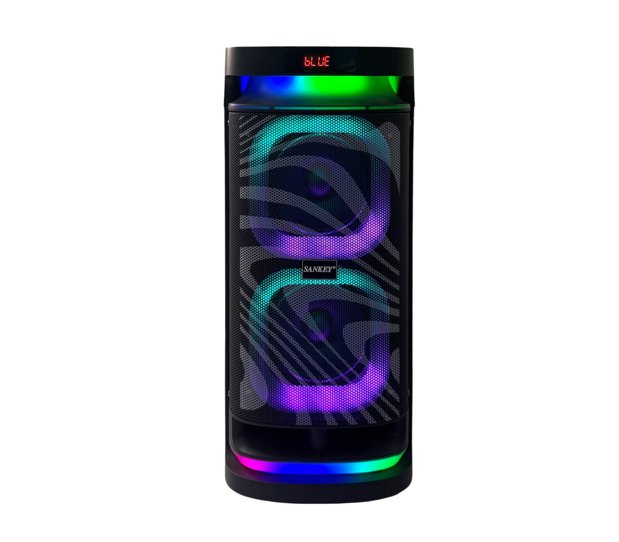 Corneta 6.5" con micrófono 40W recargable Bluetooth/USB/Karaoke Sankey