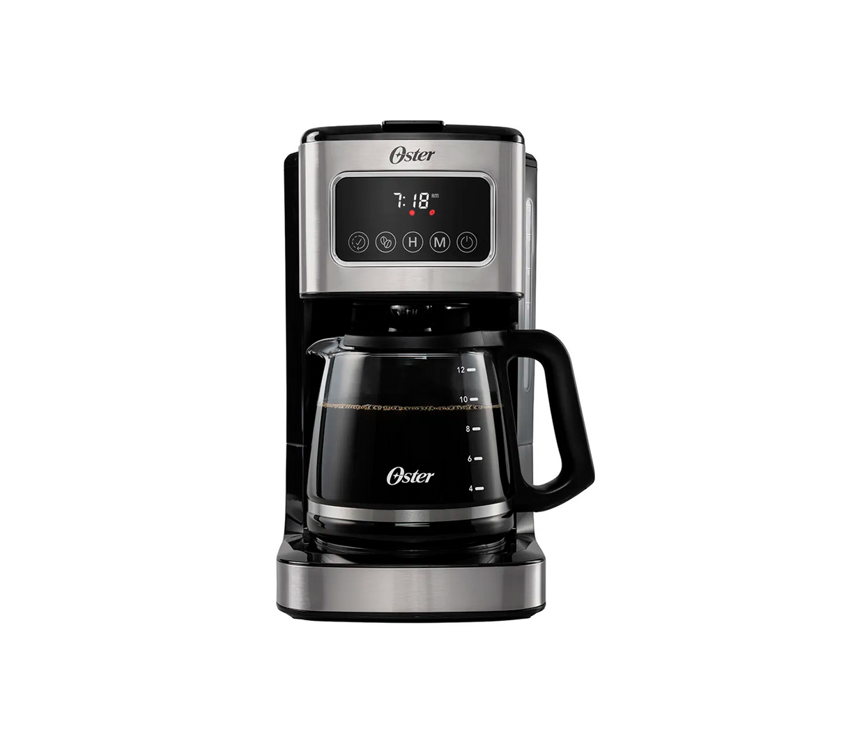 Cafetera 12 tazas programable 900W Oster