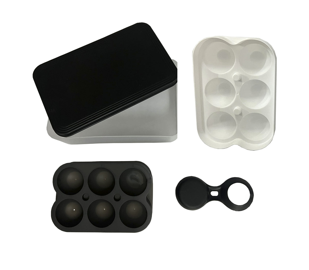 Molde de Silicon para Bolas de hielo con vianda Powerfik