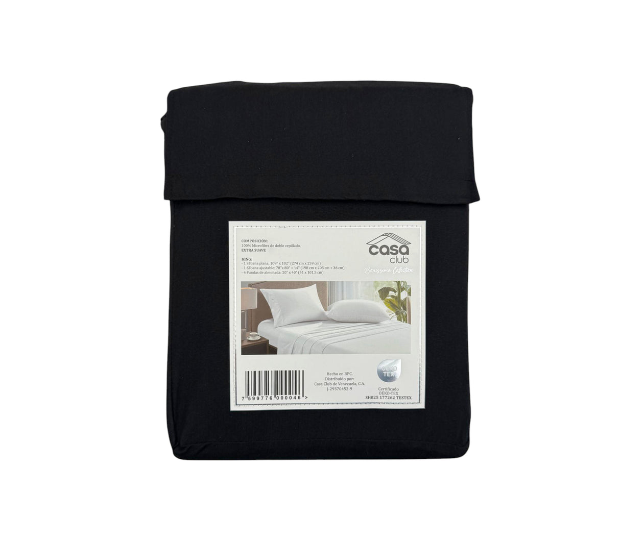 Sábana King bonissima unicolor Casa Club