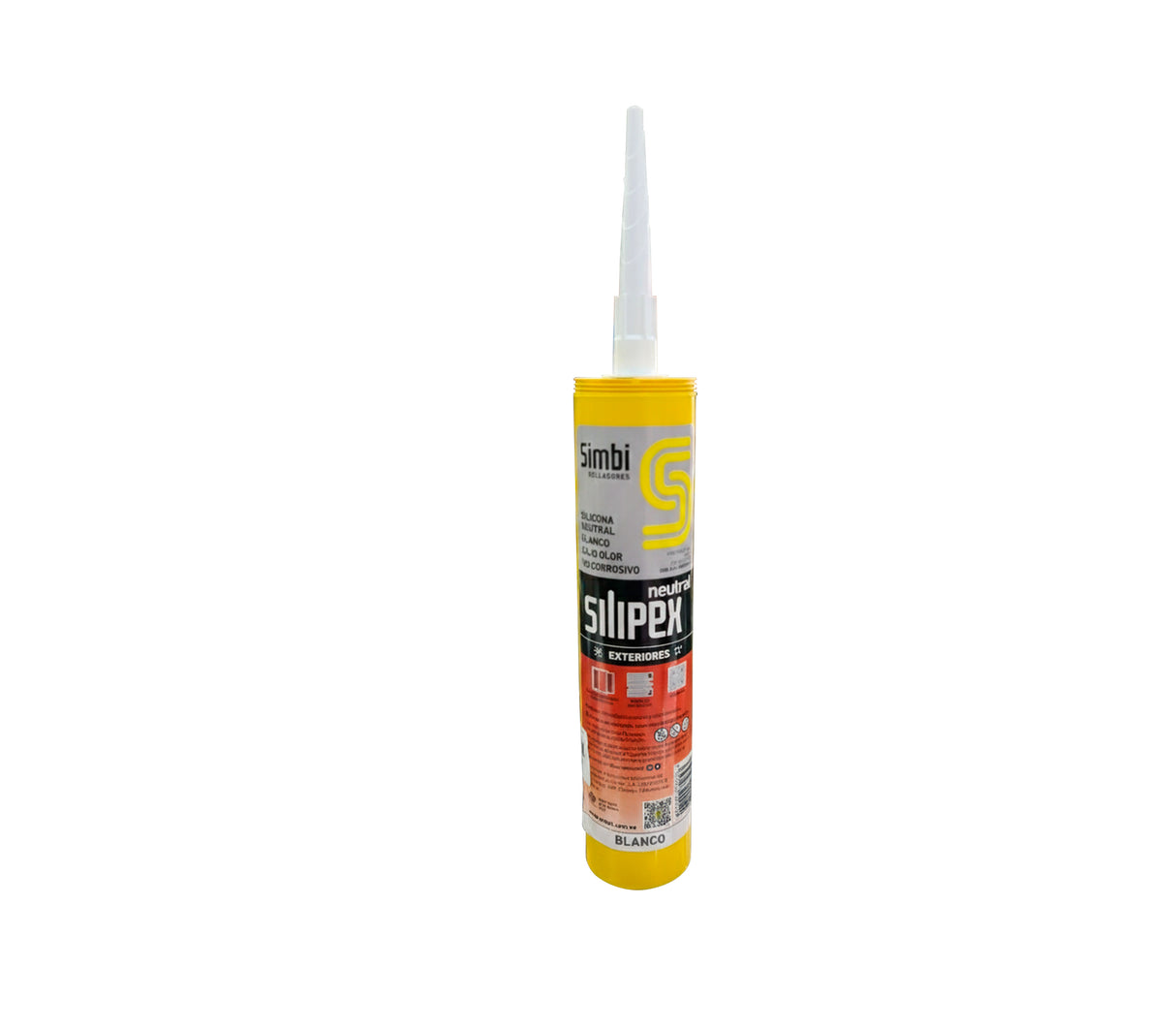 Sellador de Silicón Profesional Neutral Para Vidrios y Espejos Silipex