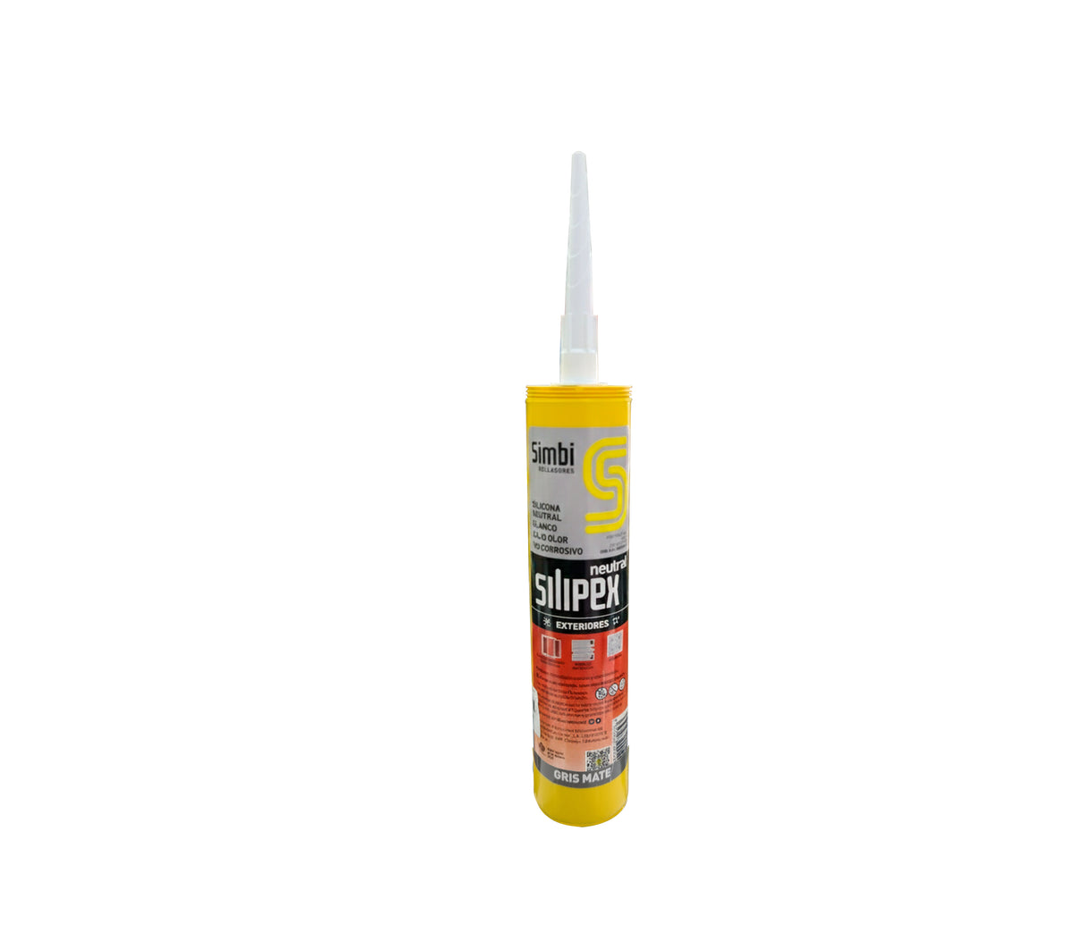 Sellador de Silicón Profesional Neutral Para Vidrios y Espejos Silipex