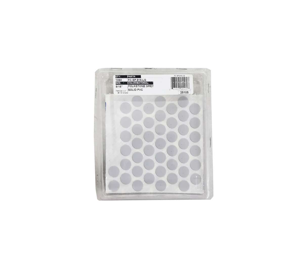 Tapa tornillo paqx358 unid 14mm folkstone grey Fastcap