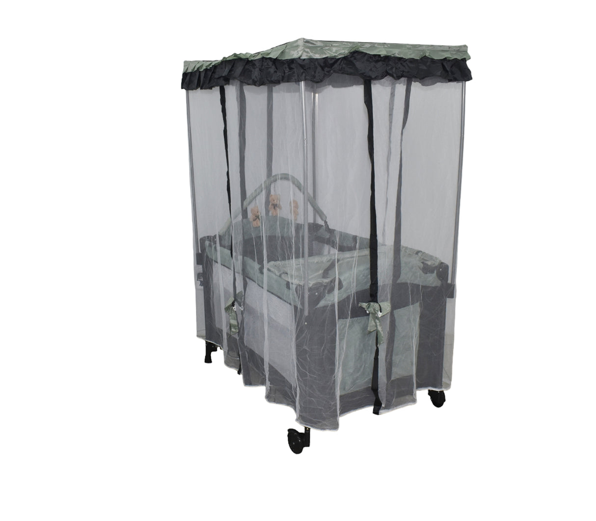 Corral Con Mosquitero Alto y Cambiador Mod. London Bebesitos