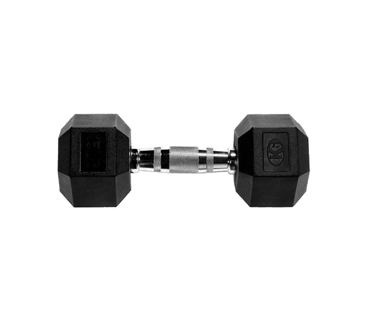 Mancuerna hexagonal encauchetada K6