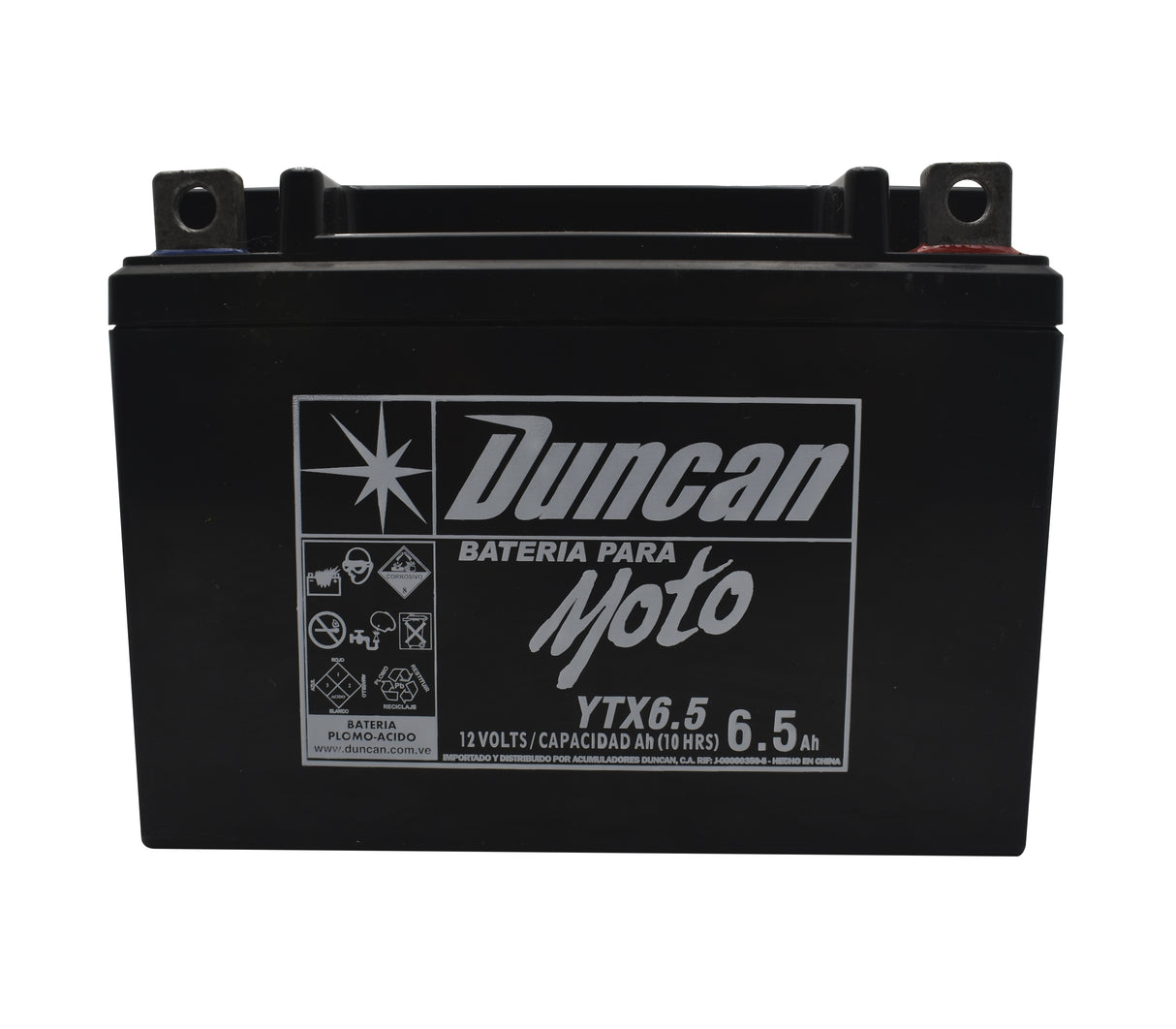 Batería para moto YTX6,5 Duncan