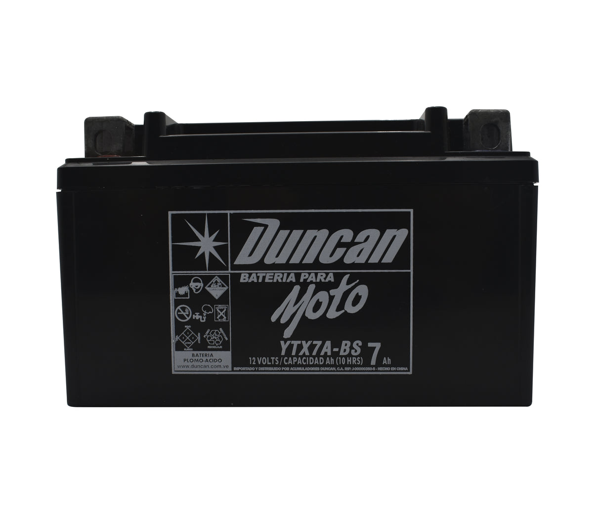 Batería para moto YTX7A Duncan