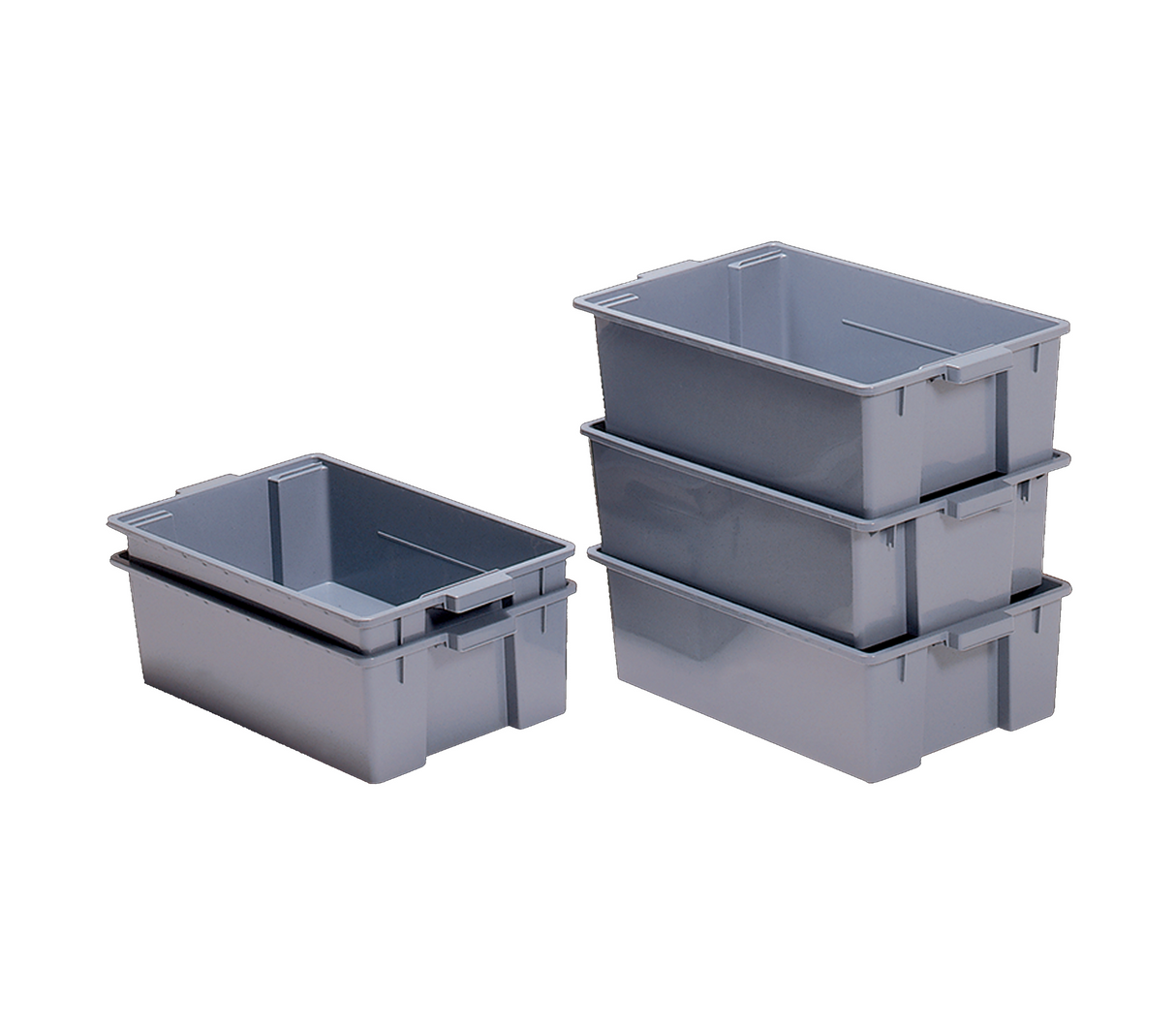 Caja de almacenamiento apilable multiuso sin tapa Manaplas