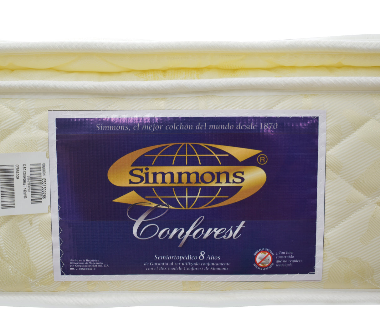 Colchón Individual (100cm X 190cm) Conforest Semi Ortopédico Simmons