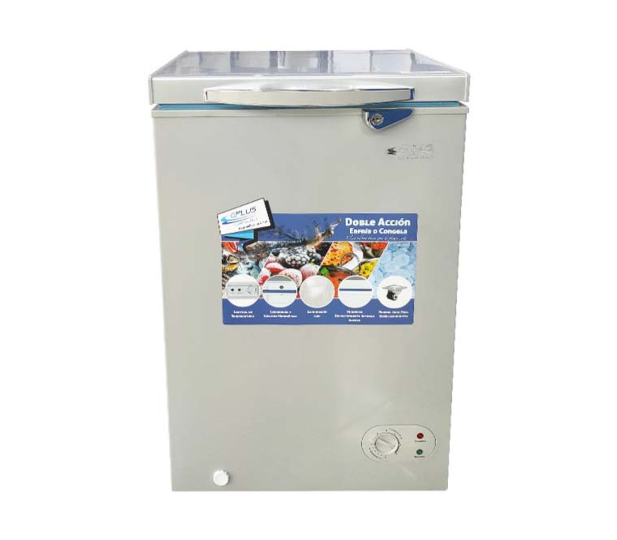 Congelador 100 litros Gplus