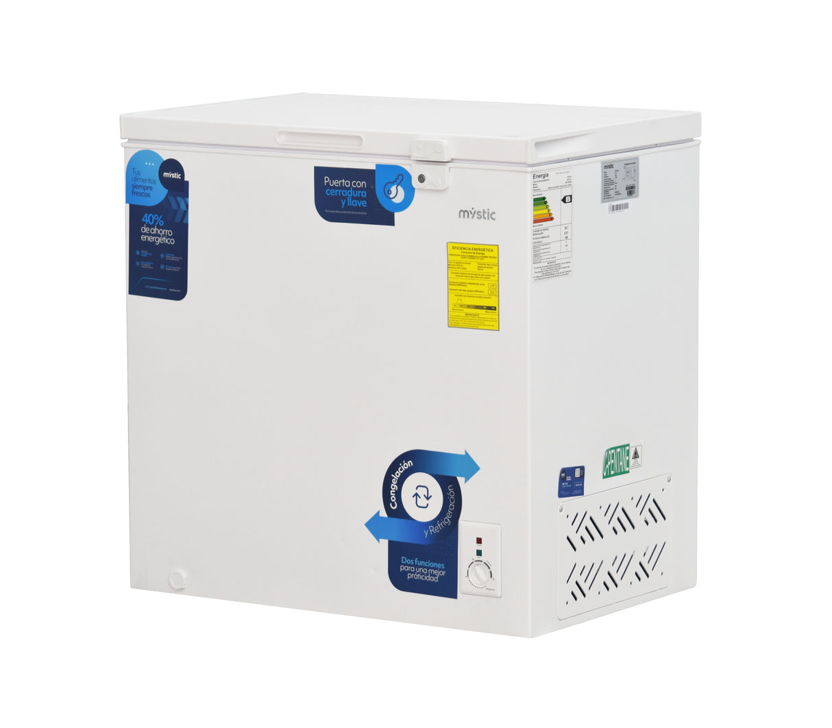 Congelador horizontal 200 litros MYFZ200L Mystic