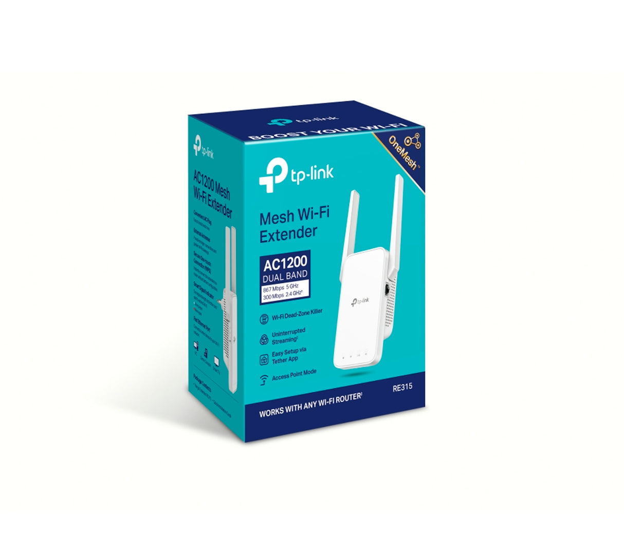 Extensor Rango Re315 AC1200 Mesh Tp-link