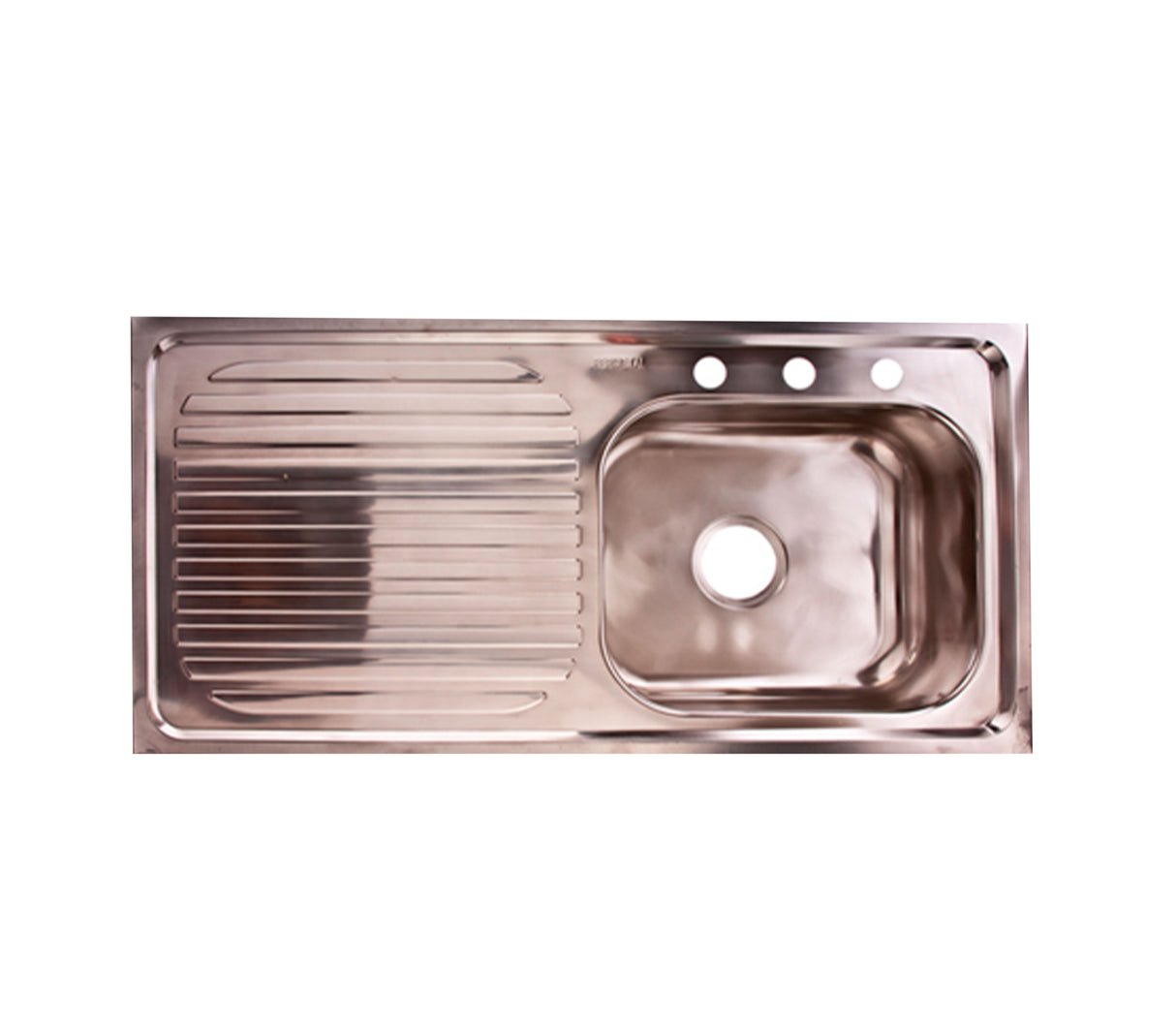 Fregadero 1 ponchera derecha con escurridor Fermetal