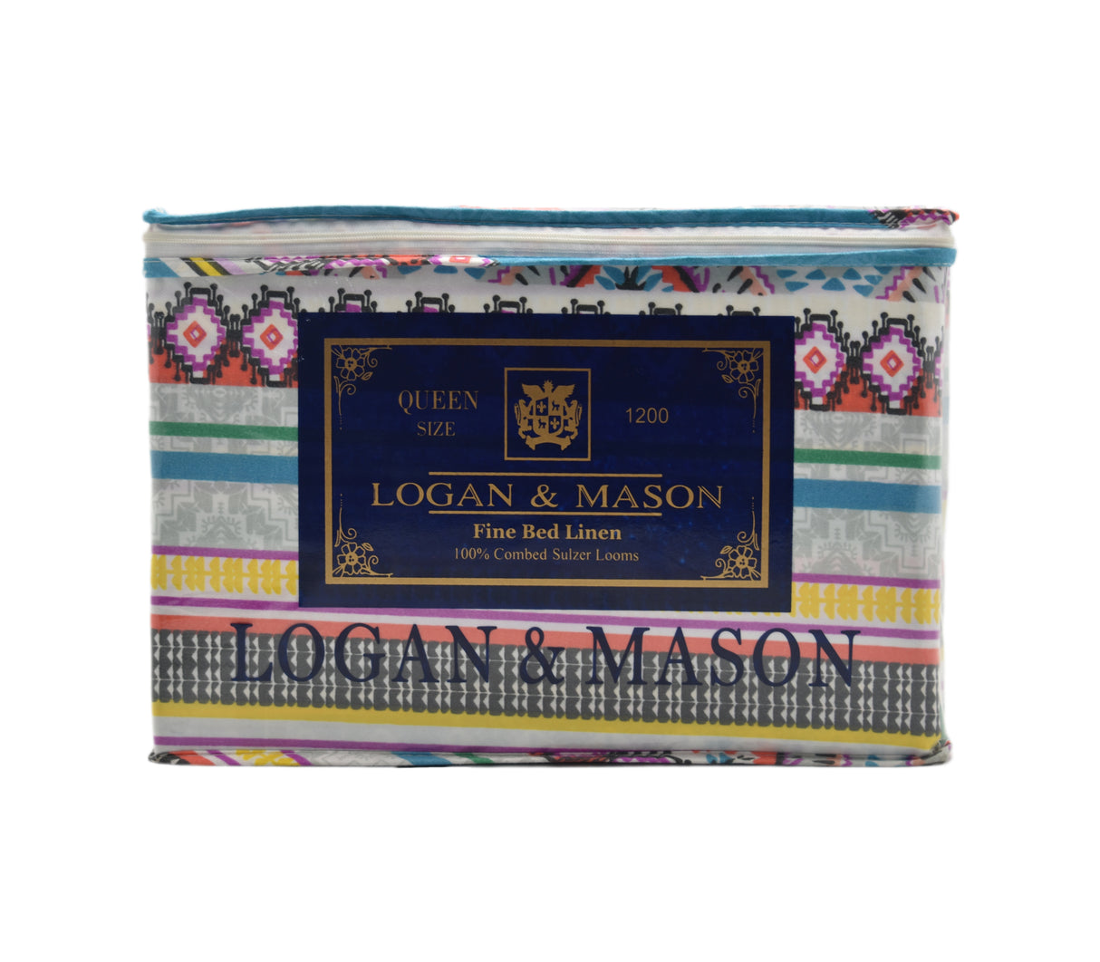 Juego de sábana queen Logan & Mason