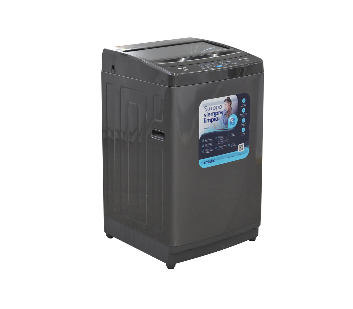 Lavadora automática 12 kg gris Mystic