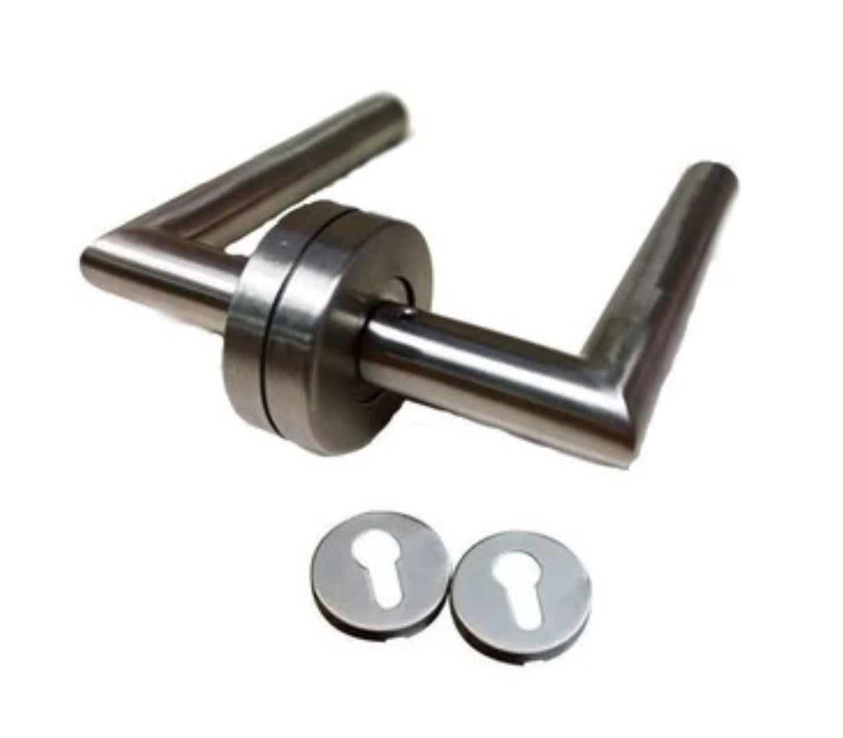 Manilla inoxidable mod. VL4144 europerfil plateada caja Visalock