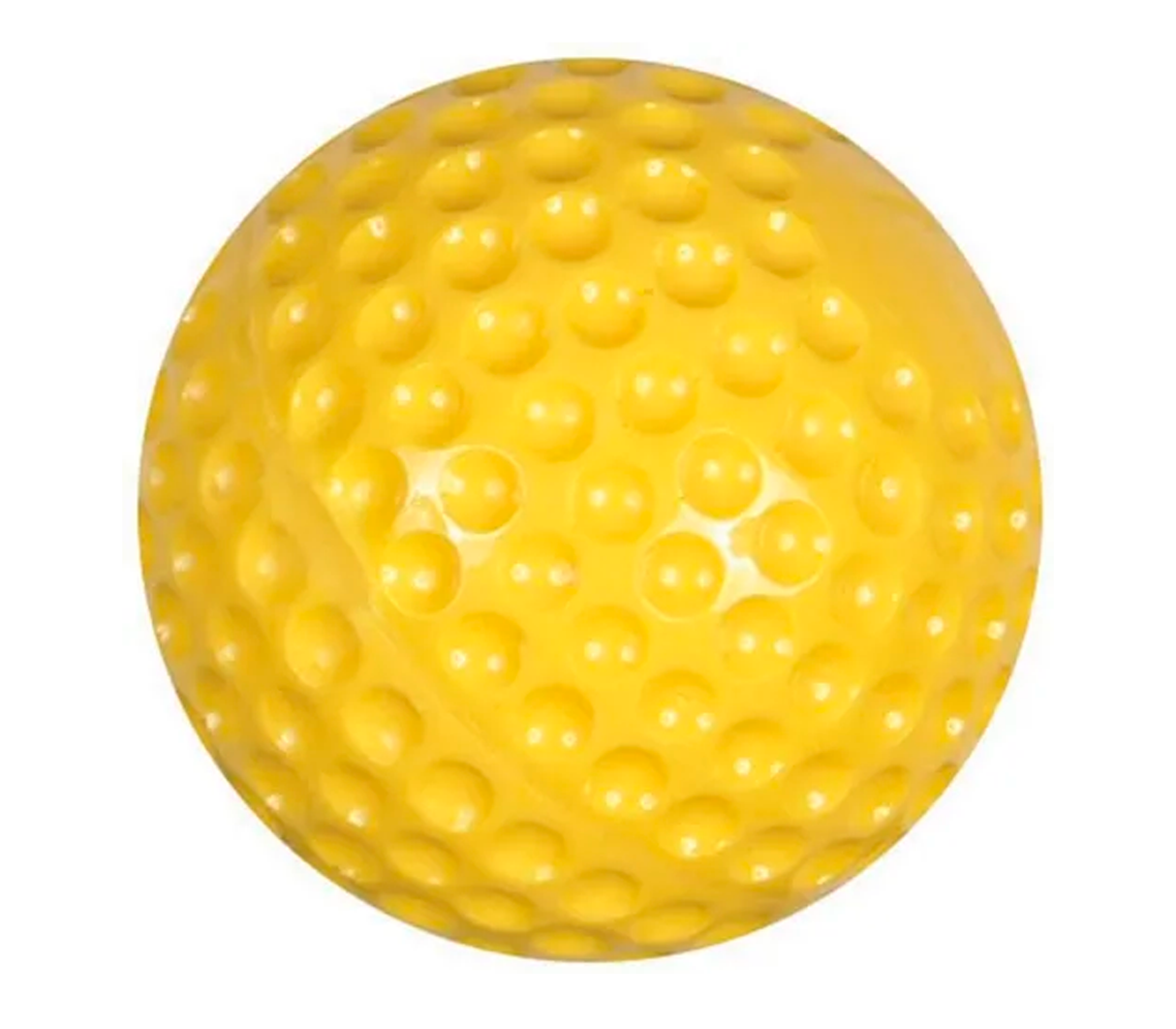 Pelota de sofball PVC amarilla 9" Tamanaco