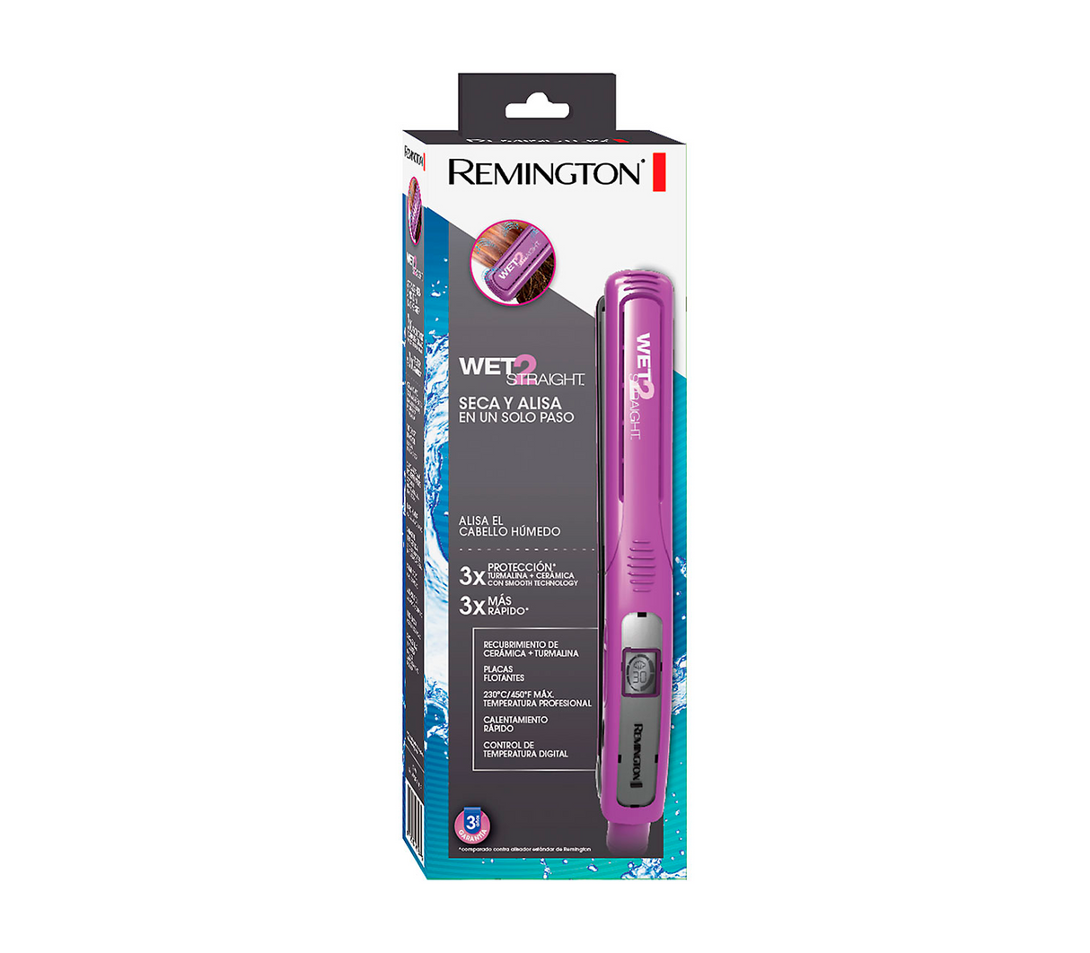 Plancha Alisadora Wet2straight 1 " Sensor Inteligente REMINGTON