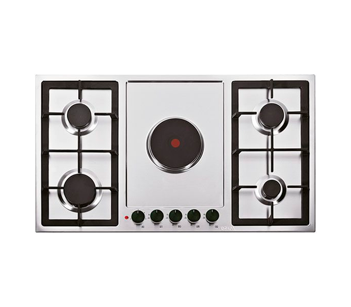 Tope de cocina dual 5h 90cm acero verona Drija