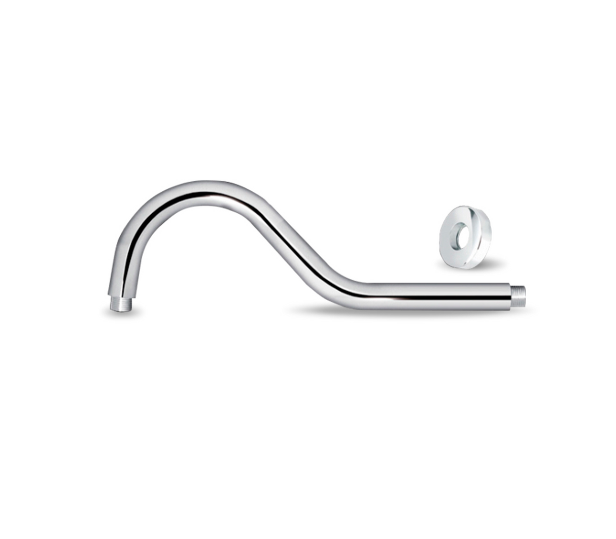 Tubo cromado largo para regadera 1/2 cisne Belt-G