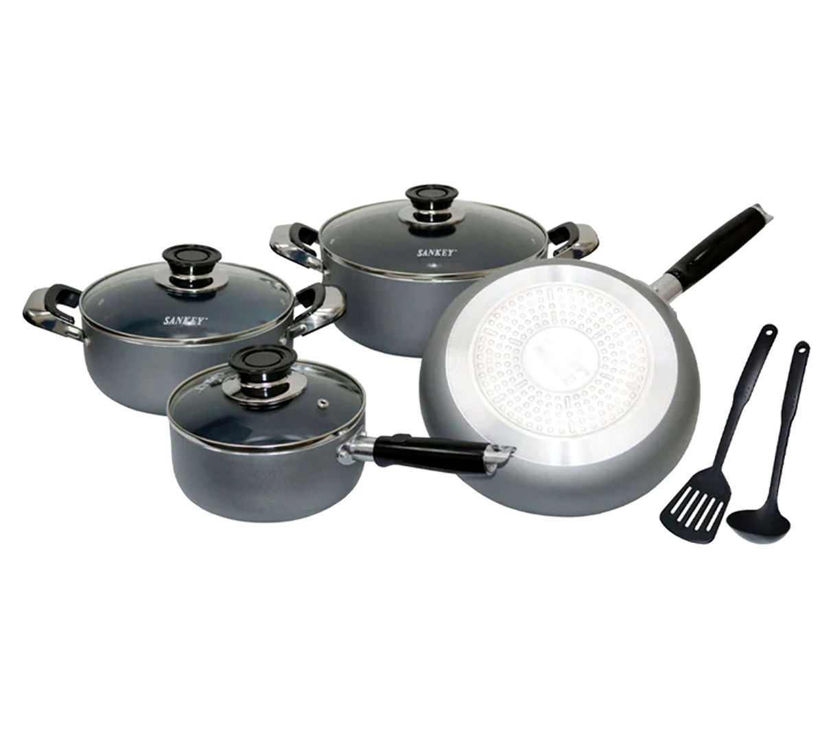 Juego de ollas 9 piezas Sankey