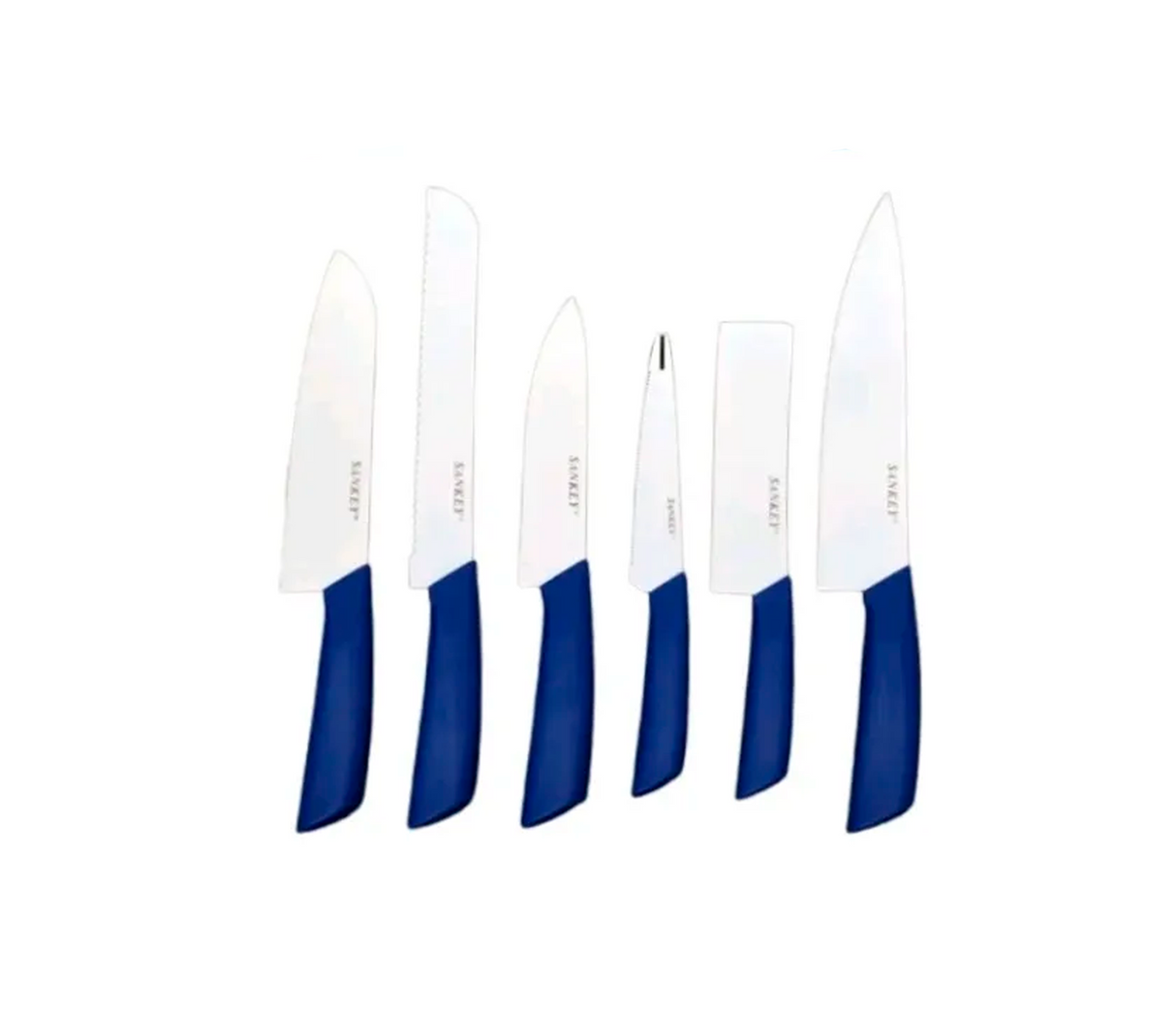 Juego de ollas y cuchillos 13 piezas Sankey