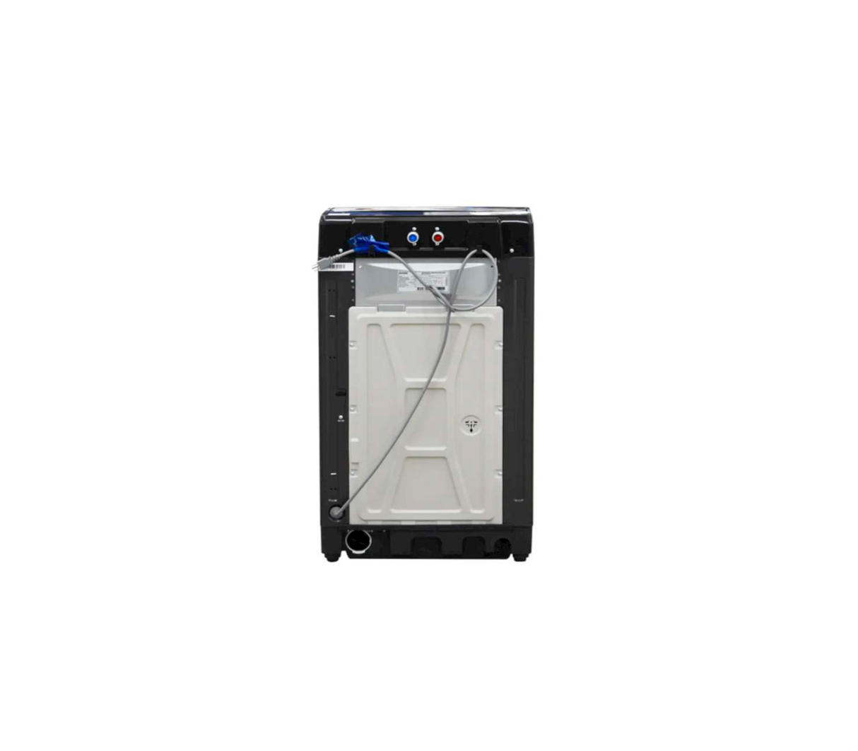 Lavadora automática 10 kg easy wash tapa vidrio silver Mystic