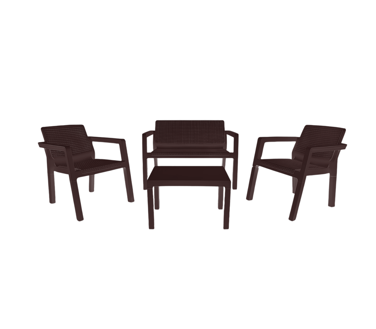 Juego de muebles con mesa de centro para Ext/Int Condor Colplast