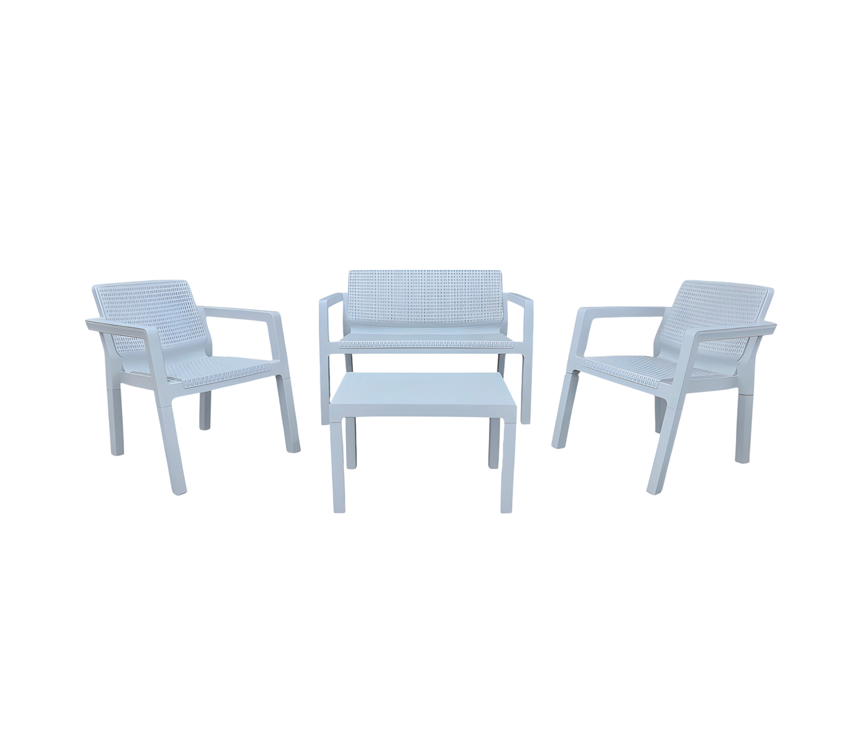 Juego de muebles con mesa de centro para Ext/Int Condor Colplast