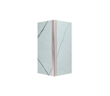 Perfil de aluminio 2cm en L line 2.45m silver Powerfik