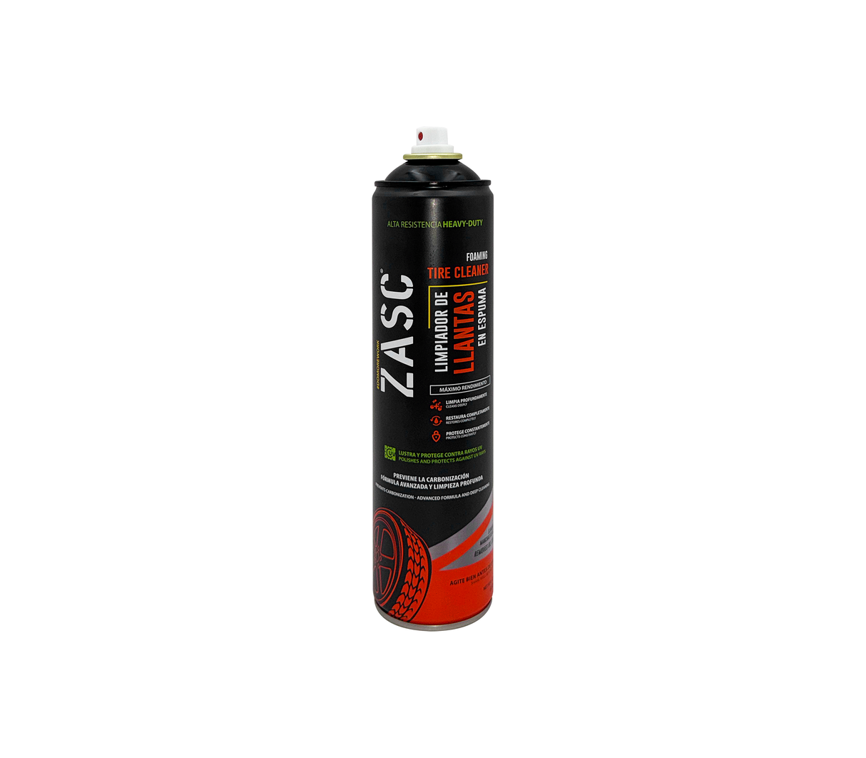 Limpiador de llantas spray 650ml cod.4-799-2 Zasc