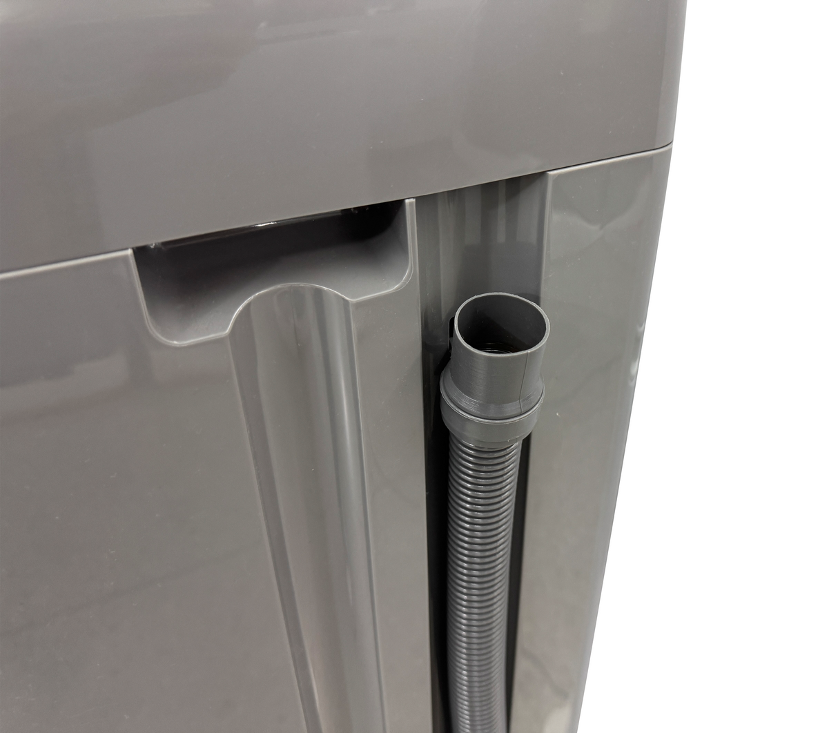 Lavadora 10 kg automática s/ bomba gris Newkool