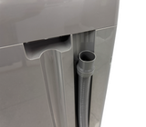 Lavadora 10 kg automática s/ bomba gris Newkool