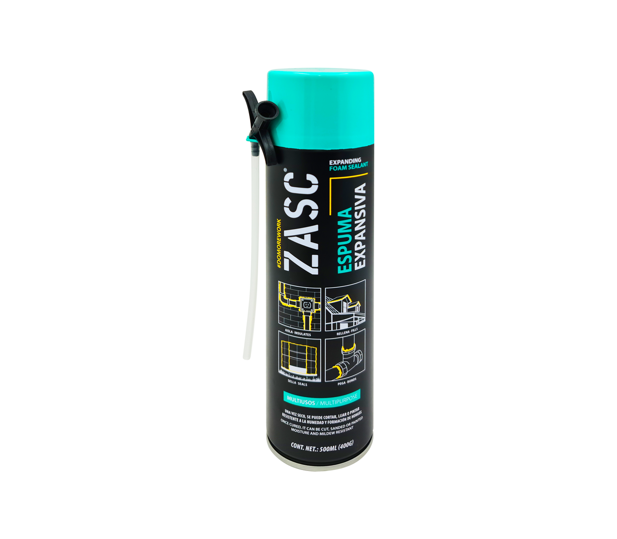 Espuma expansiva Spray 500ML Cod.4-803 Zasc
